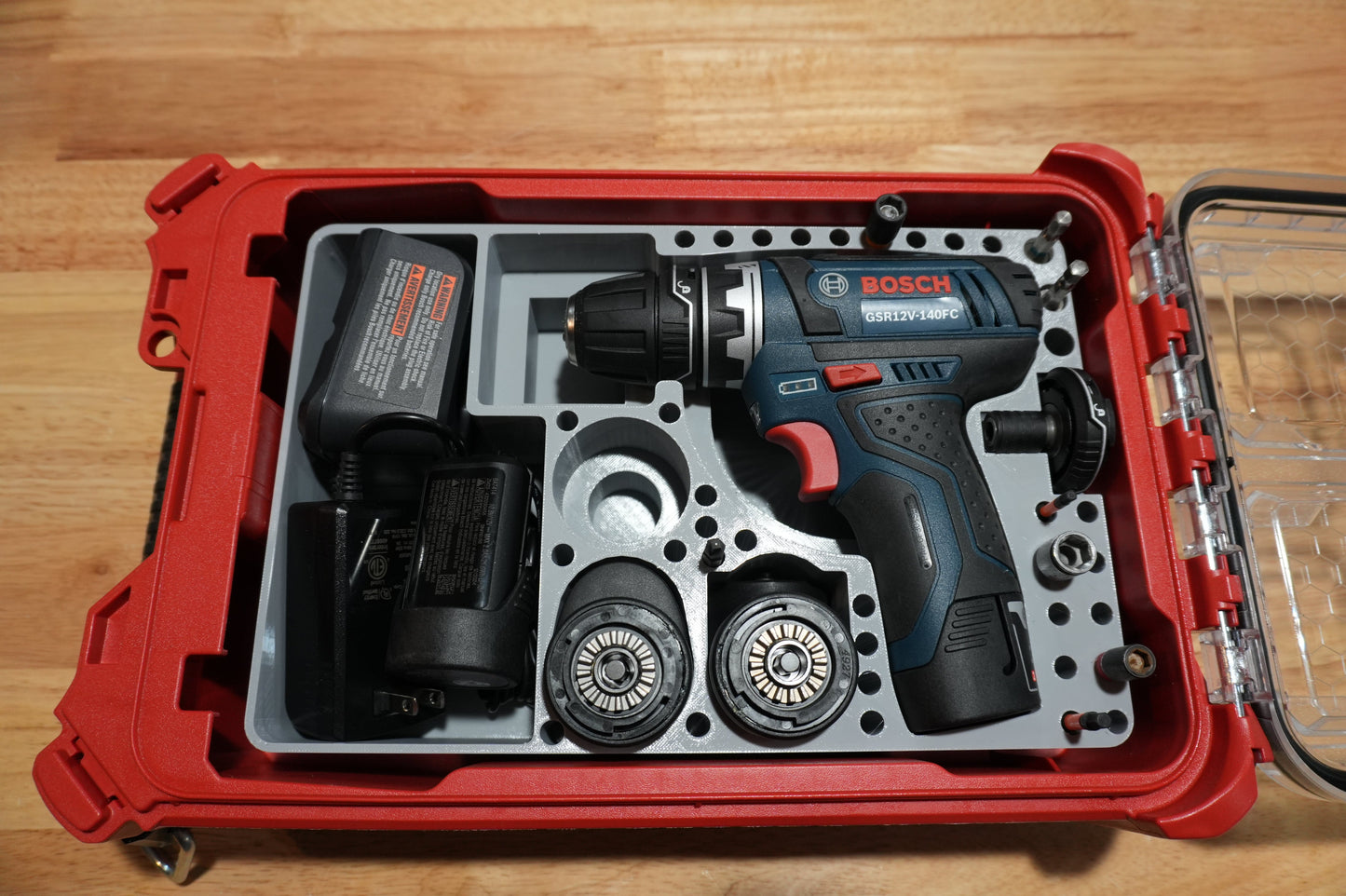 Packout Organizer Insert for Bosch Chameleon Driver