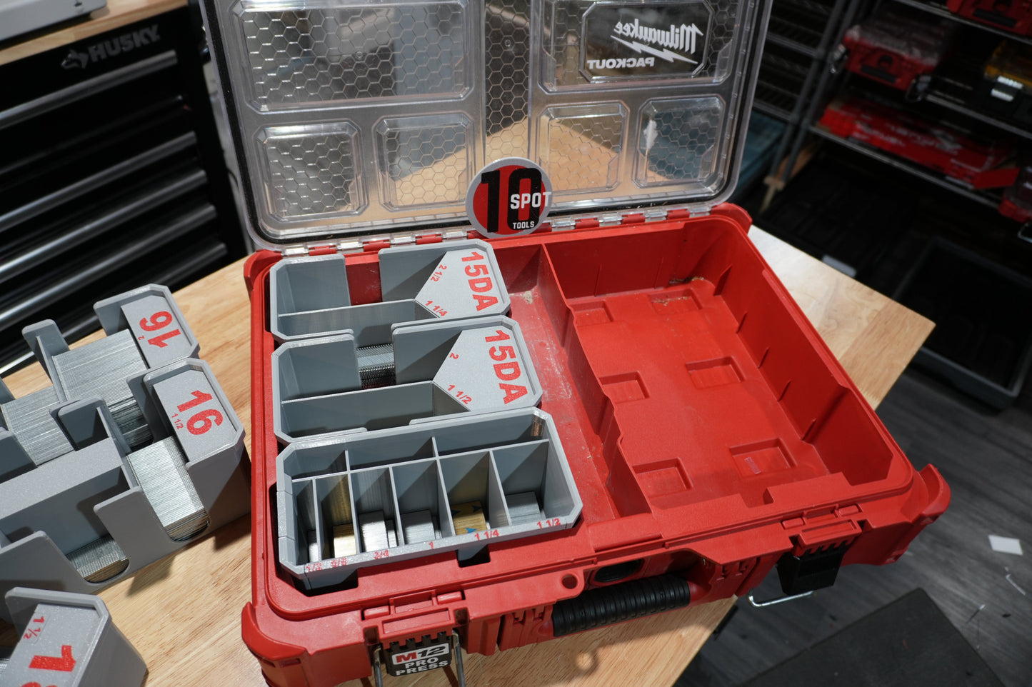 Packout Organizer 23ga. Pin Nail Caddy (NC23)