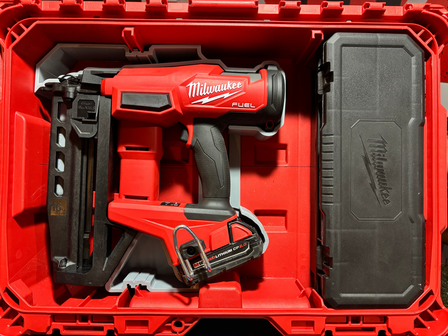 Packout Small Tool Box Insert for 16 Gauge Straight Finish Nailer (MN16s TB)