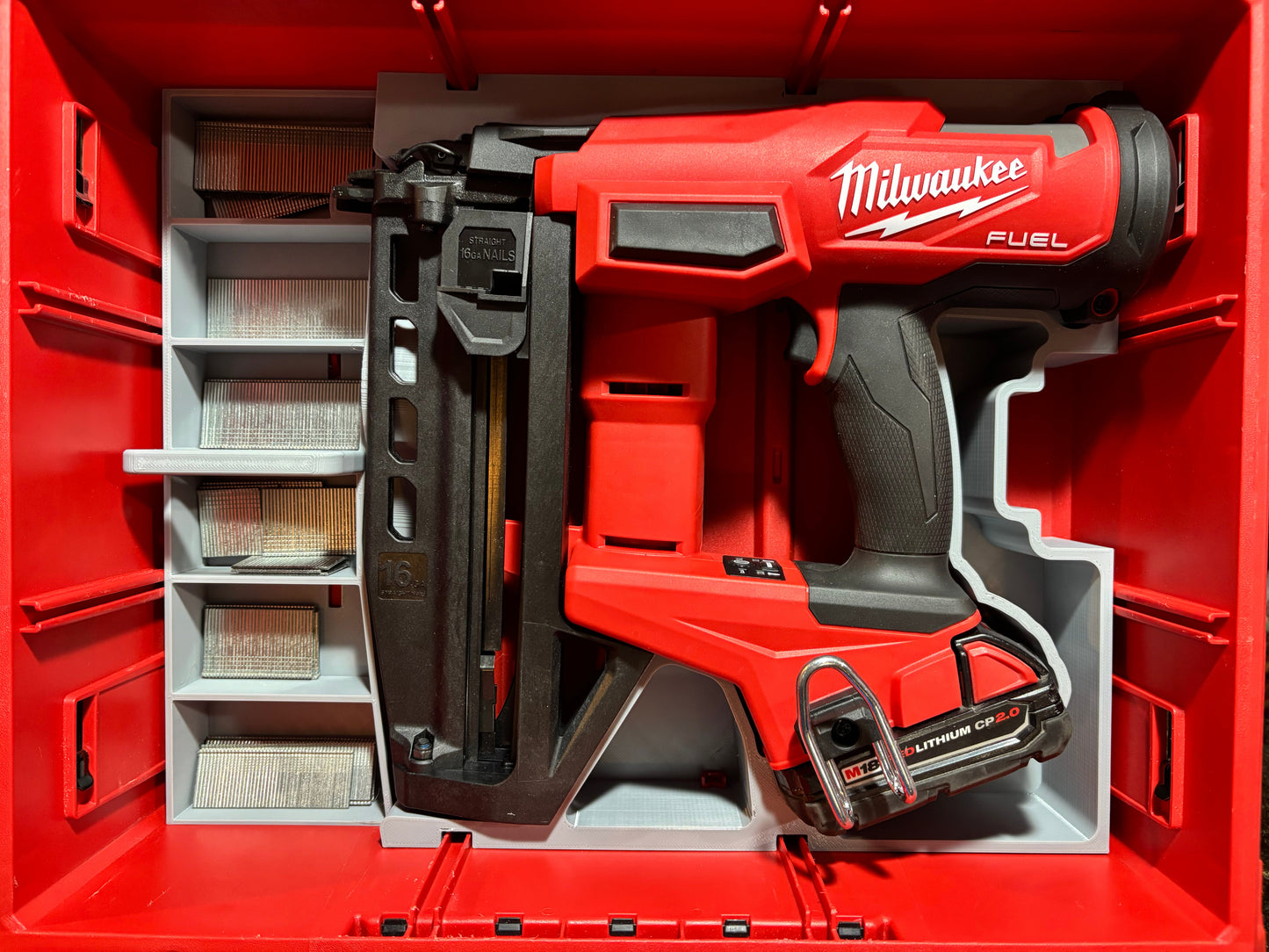 Packout Drawer Insert for 16 Gauge Straight Finish Nailer (MN16s D)
