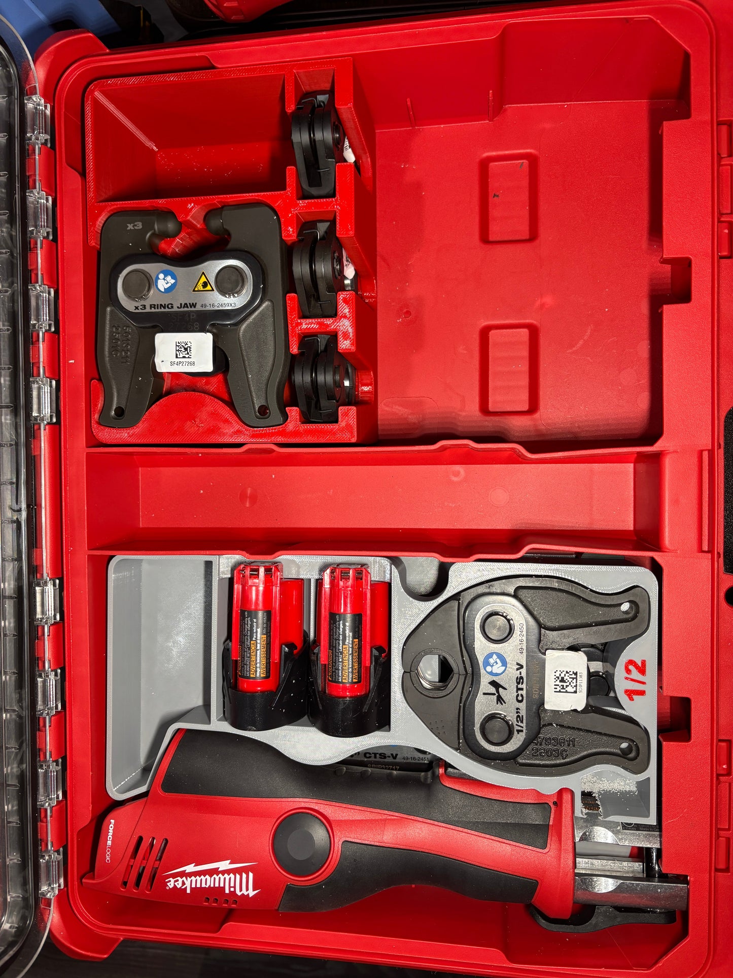 Packout Organizer Insert for M12 Pro Press Kit w/ 4 Jaws Ultimate Edition (MPP-U)