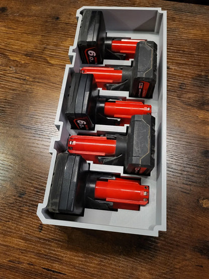 Packout Drawer Insert for Large M12 Batteries (MDD-12LB) - Milwaukee Dave Design