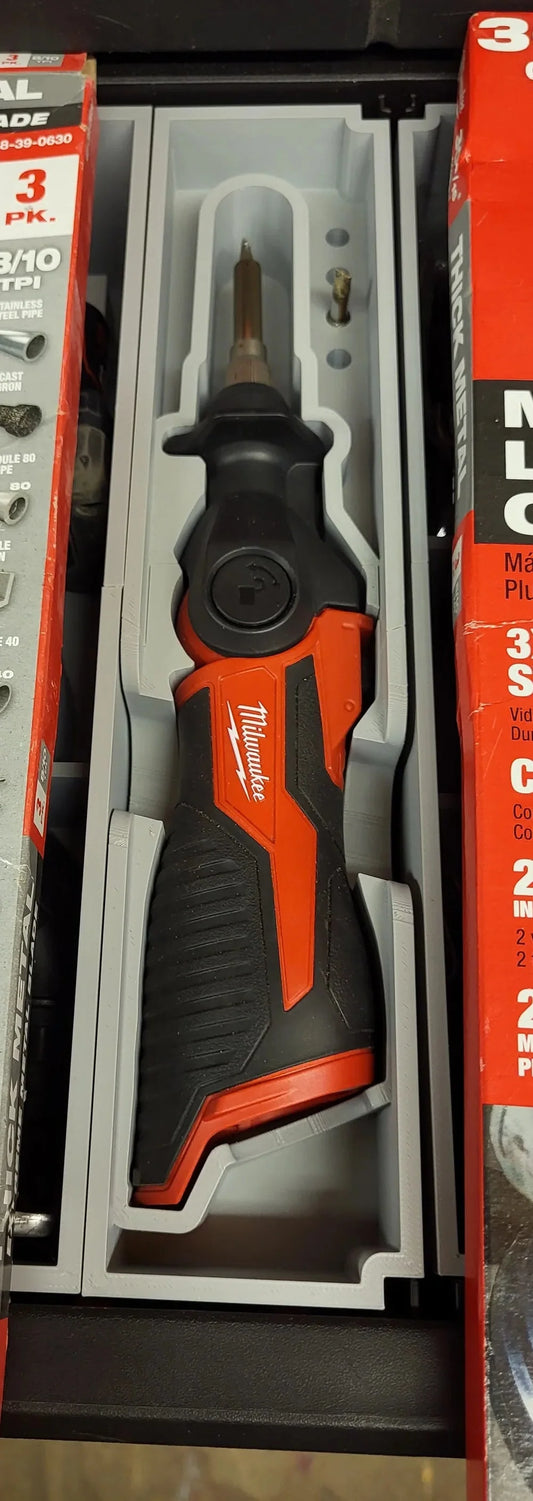 Packout Drawer Ultra Slim Insert for M12 Soldering Iron- Milwaukee Dave Designs (MDD-M12SI D)