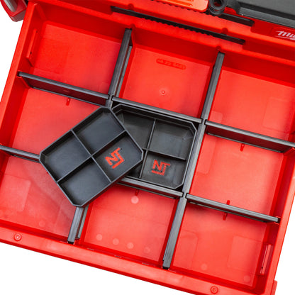 Stacking Divider Bins for Milwaukee PACKOUT 3-Drawer