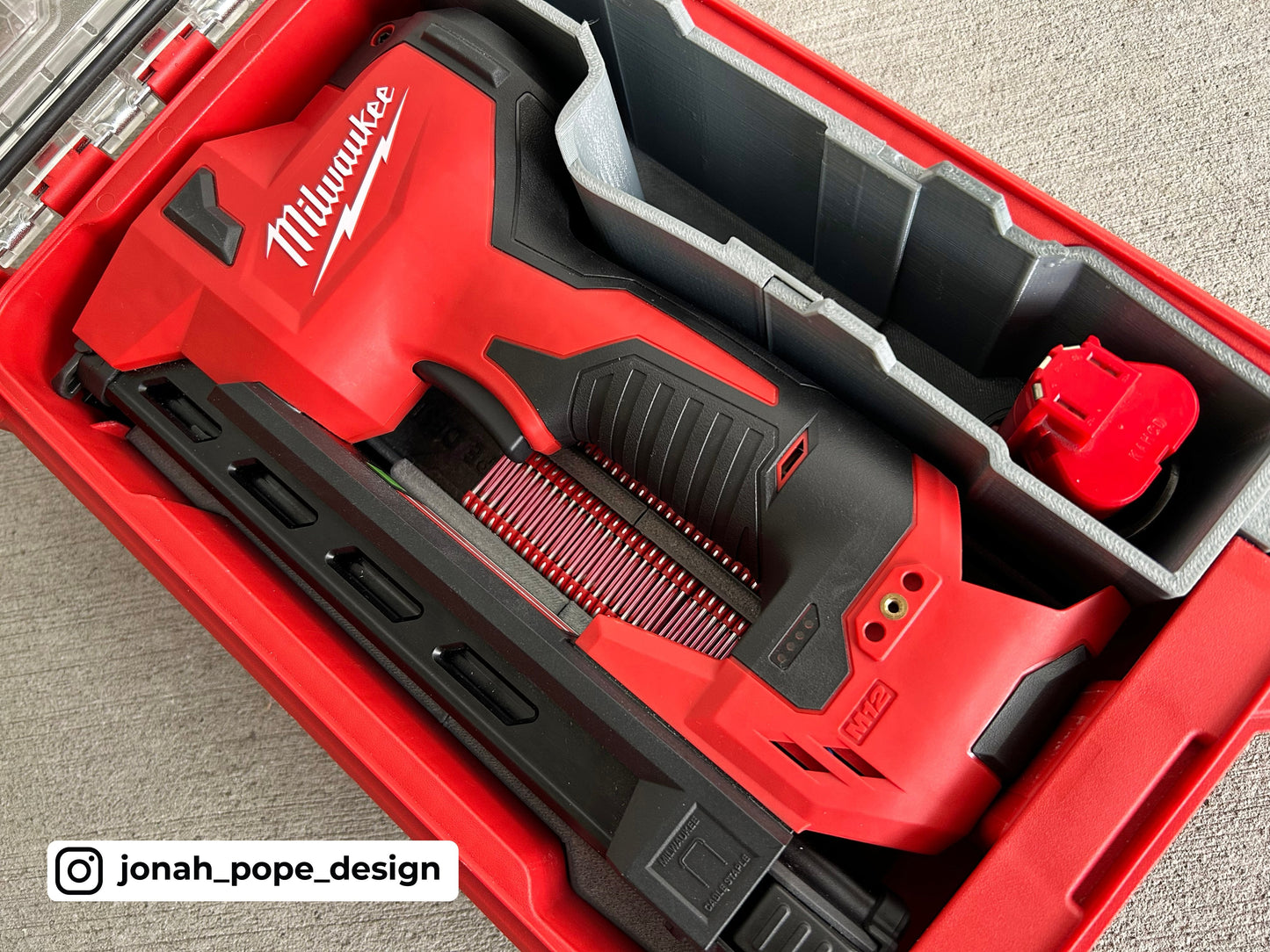 Packout Insert for M12 Cable Stapler - Jonah Pope Design (JP-CS)