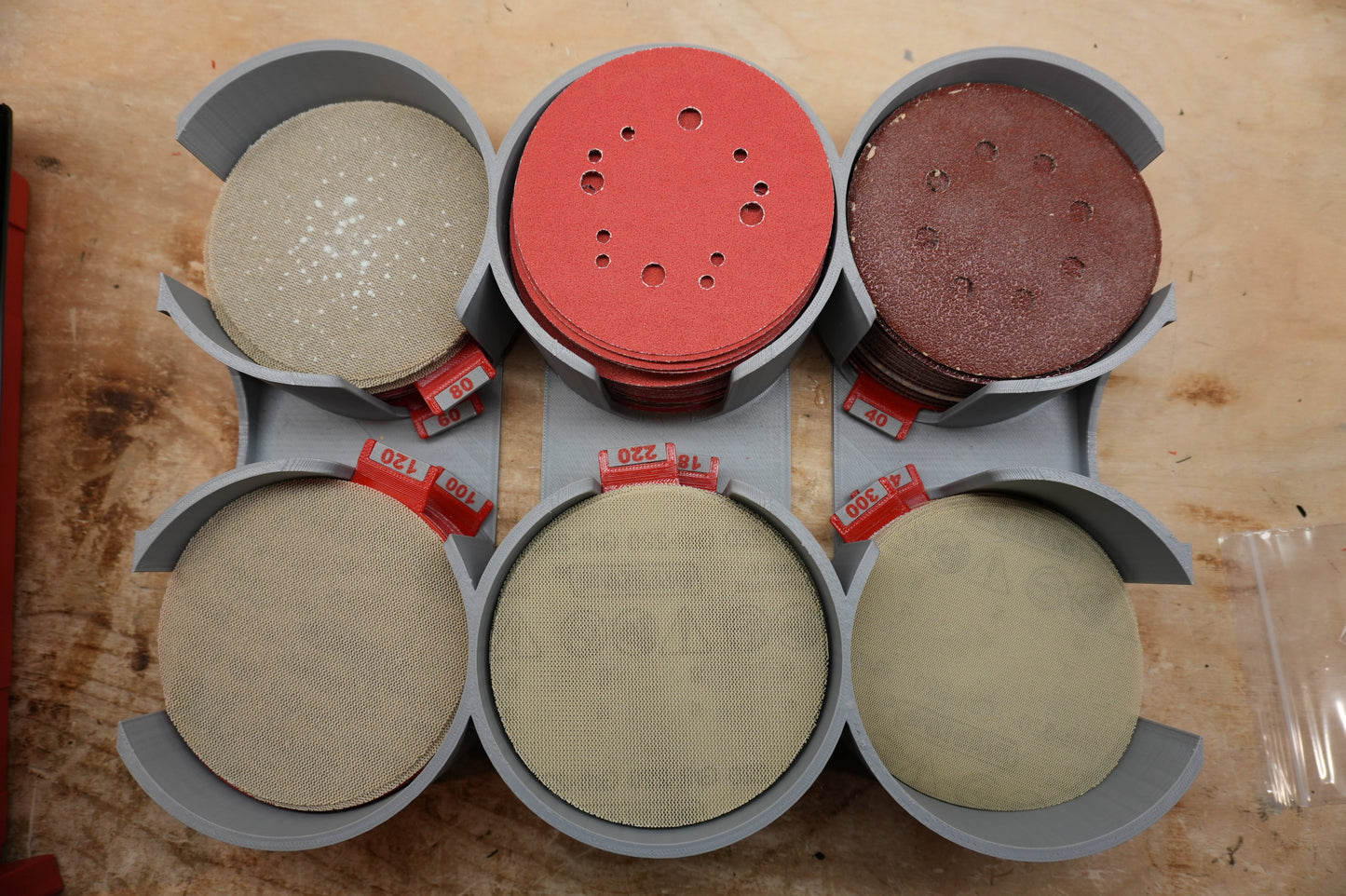 Packout 2-Drawer Insert for 5" Sanding Discs (5SDf2 D)