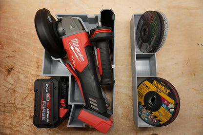 Packout 2- Drawer Insert For Milwaukee M18 FUEL 4 1/2" Grinder 2880 (MAG2880 D)