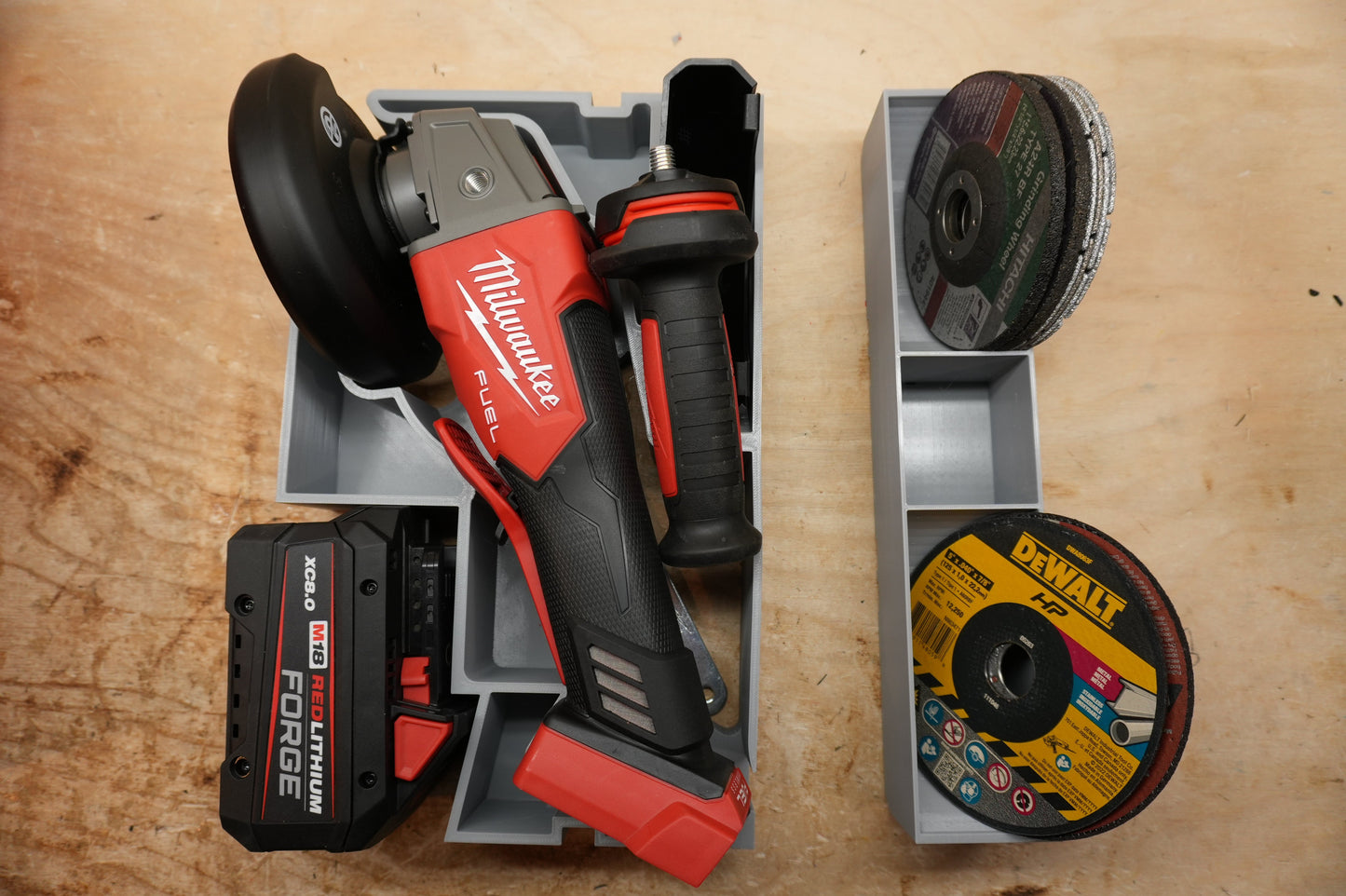 Packout 3-Drawer Insert For Milwaukee M18 FUEL 4 1/2" Grinder 2880 (MAG2880 D3)