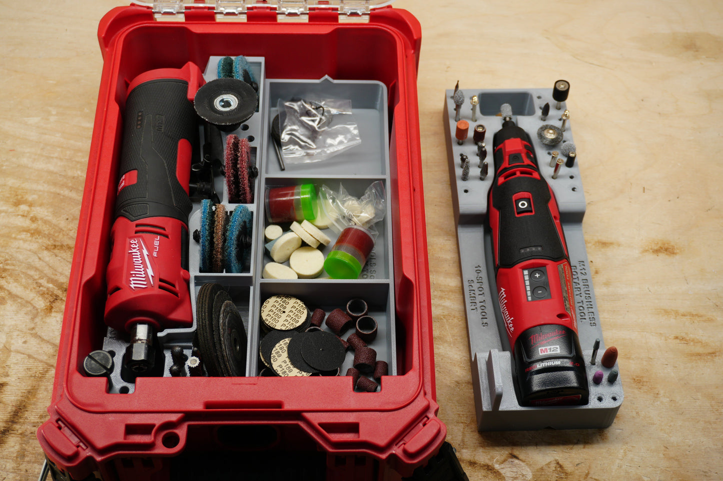 Packout SideCar Insert for M12 Brushless Rotary Tool (ScMBRT)