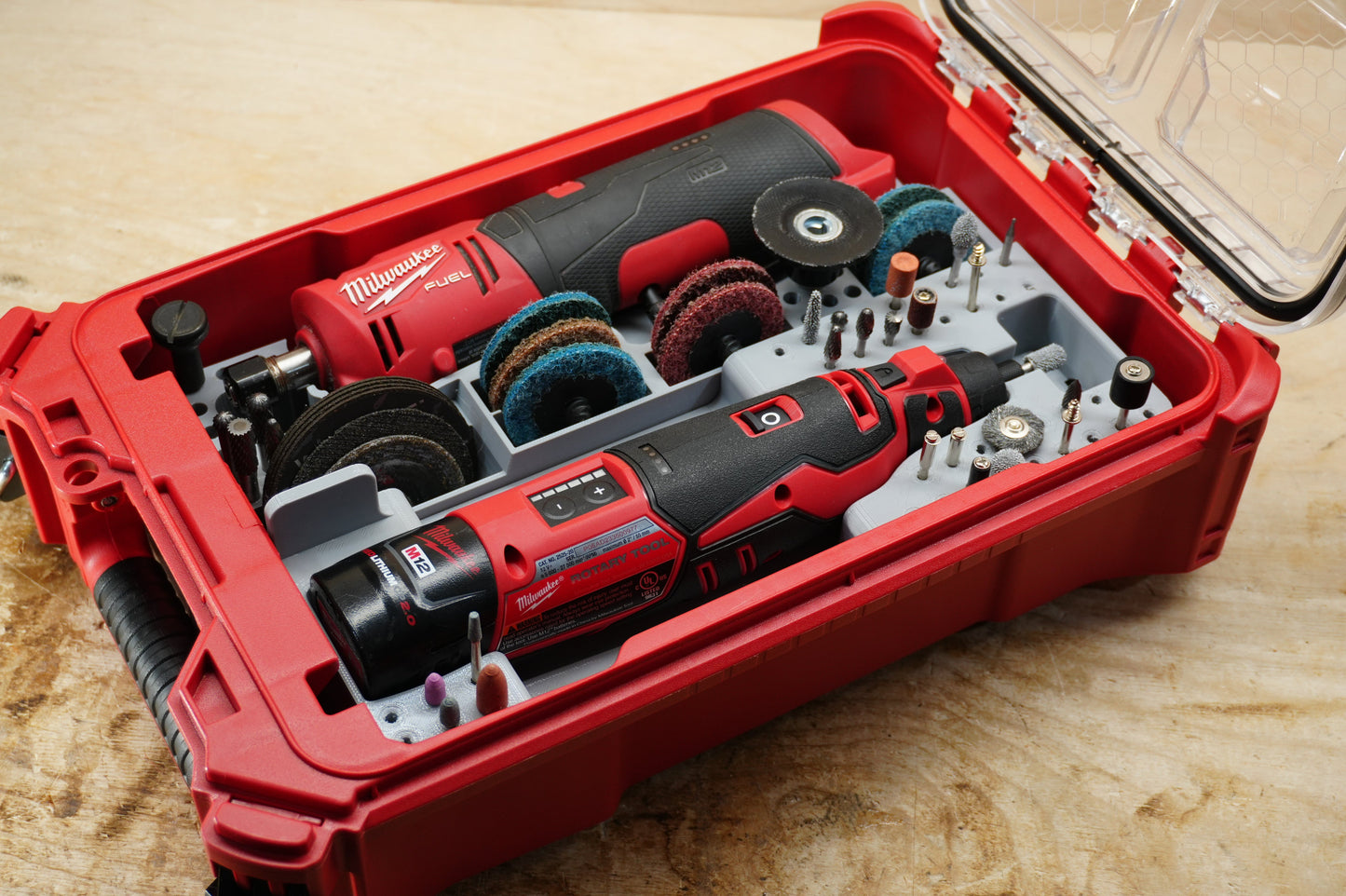 Packout SideCar Insert for M12 Brushless Rotary Tool (ScMBRT)
