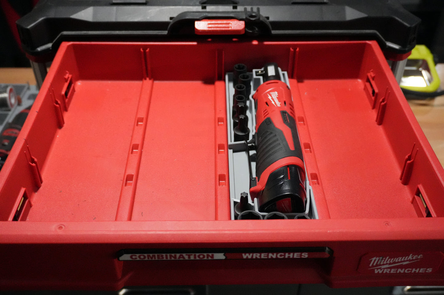 Packout 4-Drawer Insert for M12 3/8" Ratchet - Single Barrel D4 Collection (MR2457 D4)