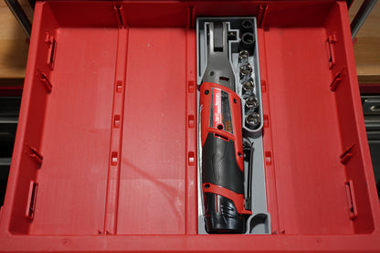 Packout 4-Drawer Insert for M12 FUEL 3/8" Ratchet - Single Barrel D4 Collection (MR2557 D4)