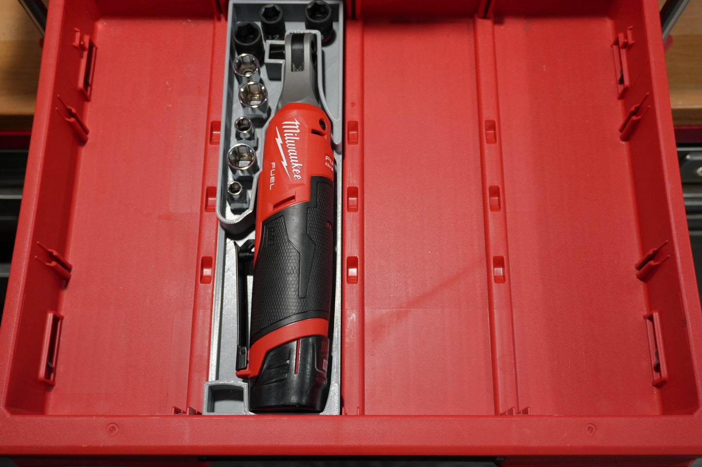 Packout 4-Drawer Insert for M12 FUEL 3/8" High Speed Ratchet - Single Barrel D4 Collection (MR2567 D4)