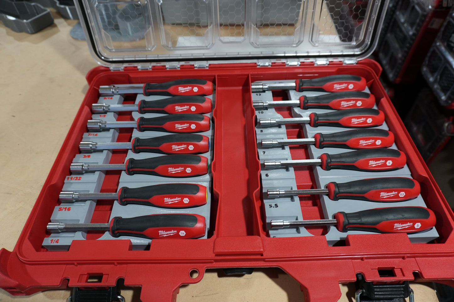 Packout Inserts for Milwaukee Metric Nut Drivers (MNDm)