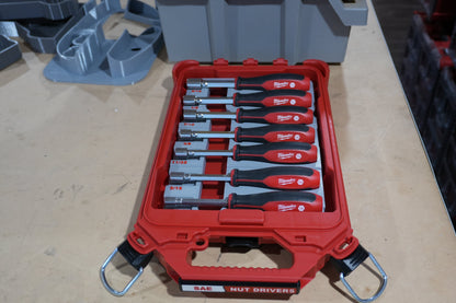 Packout Inserts for Milwaukee SAE Nut Drivers (MNDs)