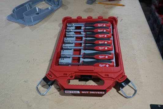 Packout Inserts for Milwaukee Metric Nut Drivers (MNDm)