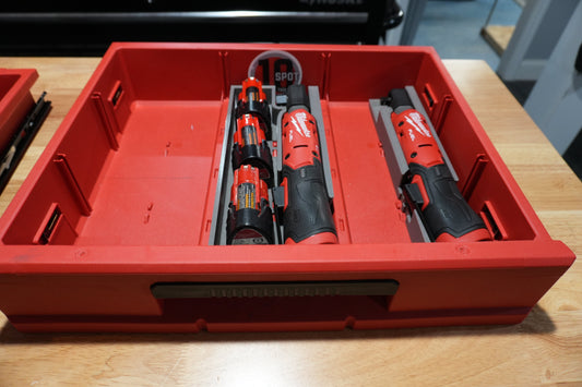 Packout Drawer Inserts for NEW M12 Ratchets (MRg2 D)