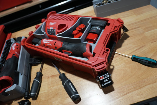 Packout Organizer Insert for NEW M12 Ratchets and Charger (MRg2 O)