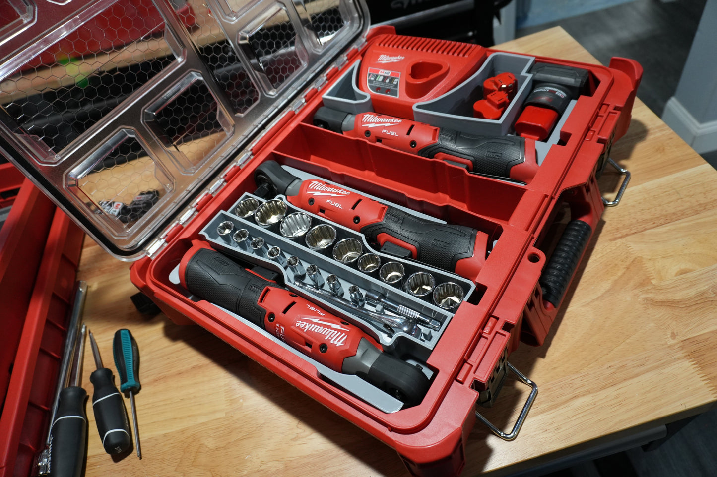Packout Organizer SideCar Inserts for NEW M12 Ratchets (ScMRg2)