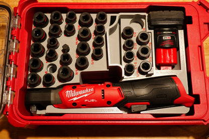 Packout Organizer Insert for NEW M12 Ratchets and Impact Socket Set (MRg2SH)