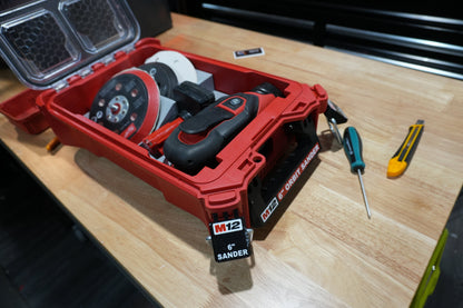 Packout Organizer Insert for M12 6" Sanders (M6S)