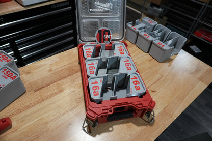 Packout Organizer 16ga. Angled Finish Nail Caddies (NC16a)