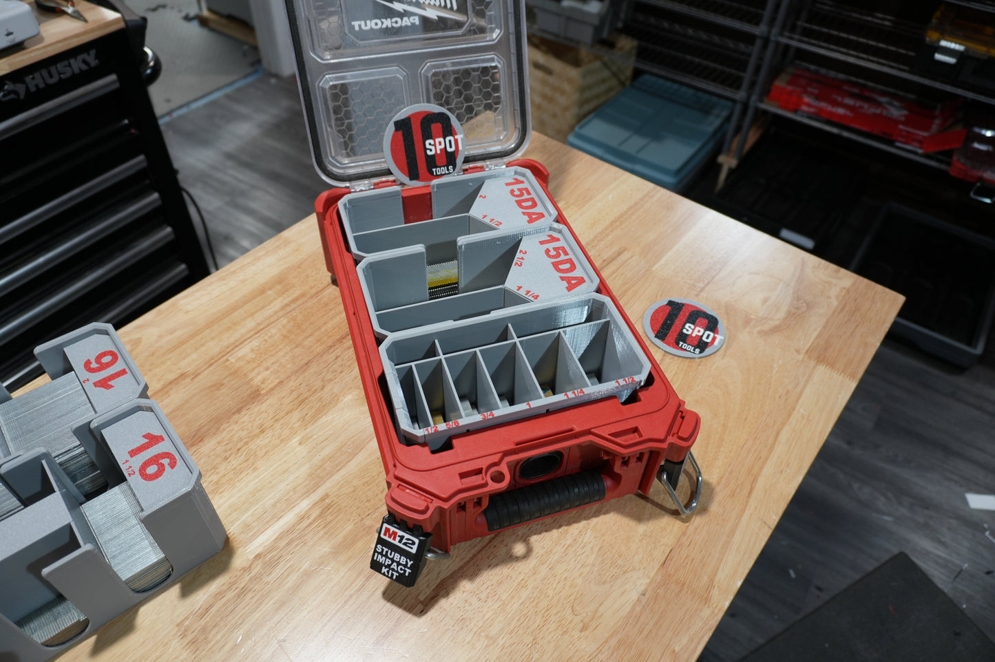 Packout 15ga. DA short stick Finish Nail Caddies (NC15)
