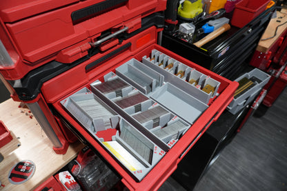 Packout Shallow Drawer 15ga. DA Nail Caddy (PD4NC15)