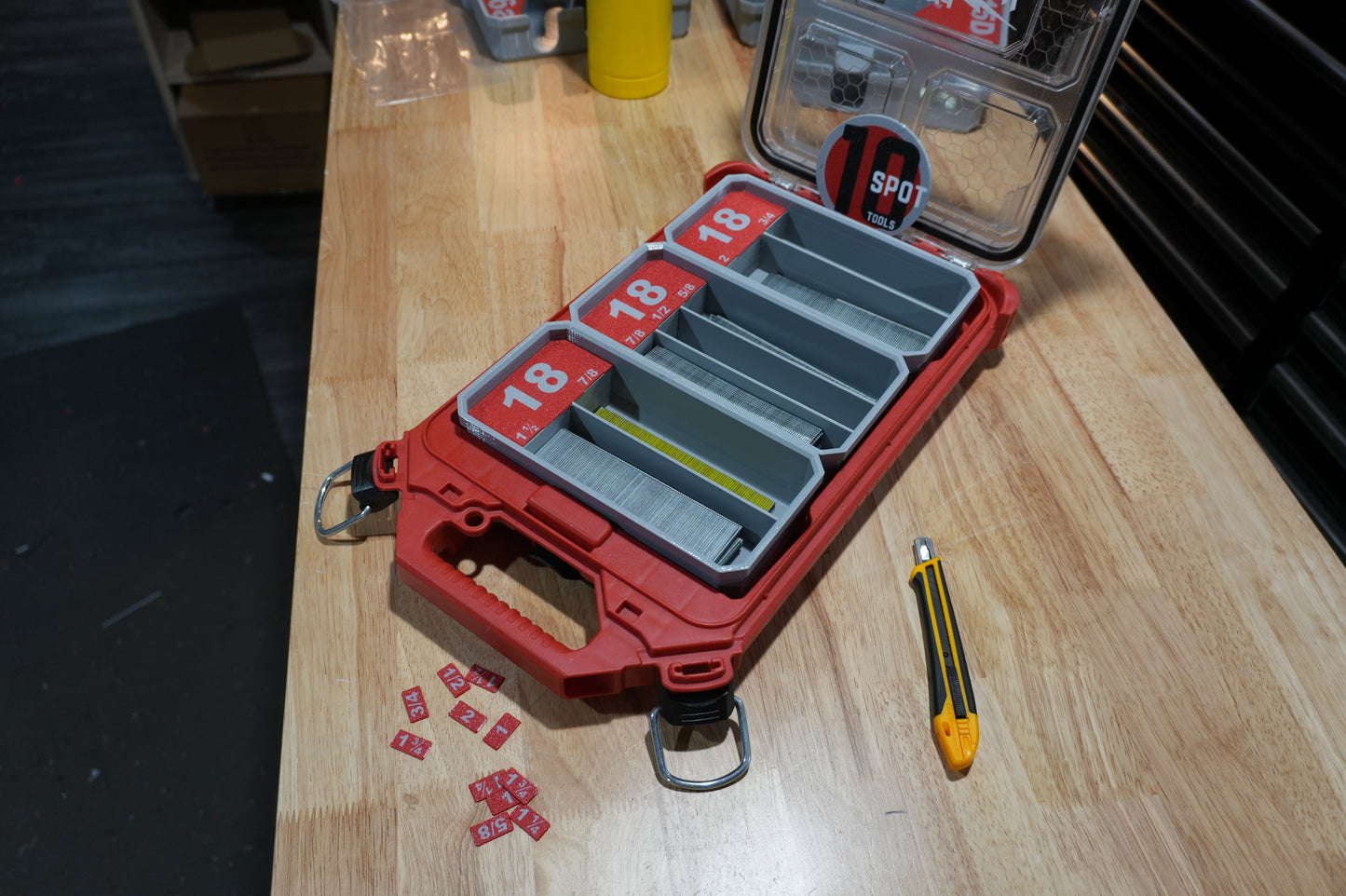 Packout Low Profile 18ga. Brad Nail Caddies (LPNC18)