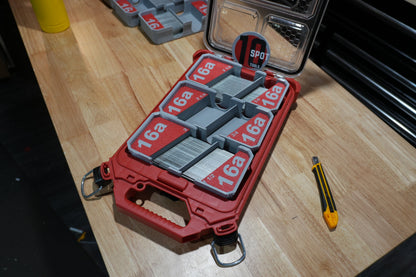 Packout Low Profile 16ga. Angled Finish Nail Caddies (LPNC16a)