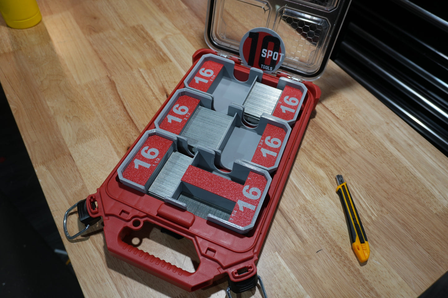 Packout Low Profile 16ga. Straight Finish Nail Caddies (LPNC16)