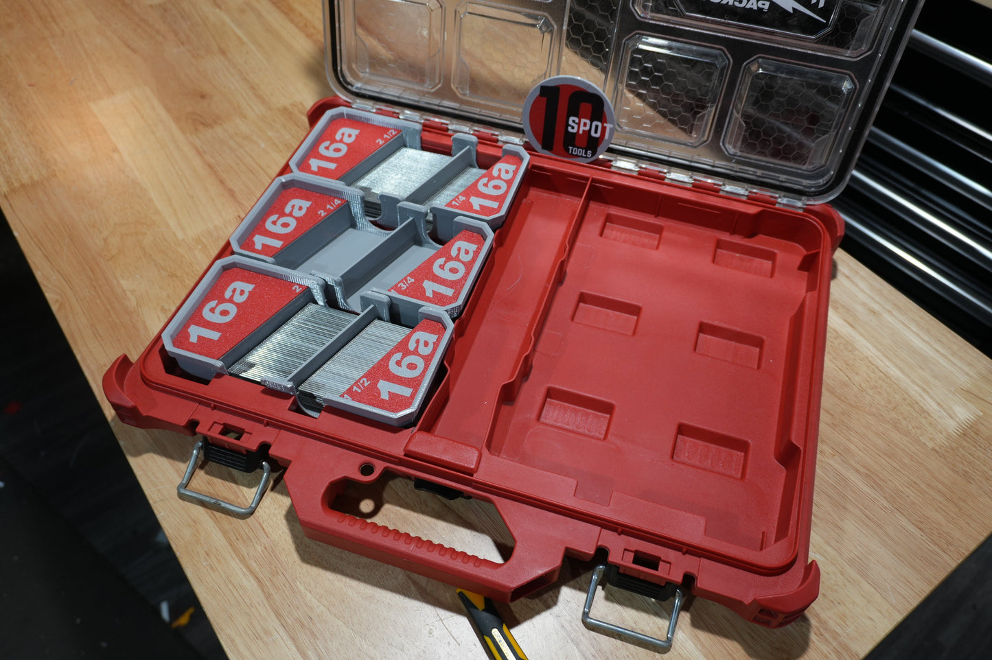 Packout Low Profile 16ga. Angled Finish Nail Caddies (LPNC16a)