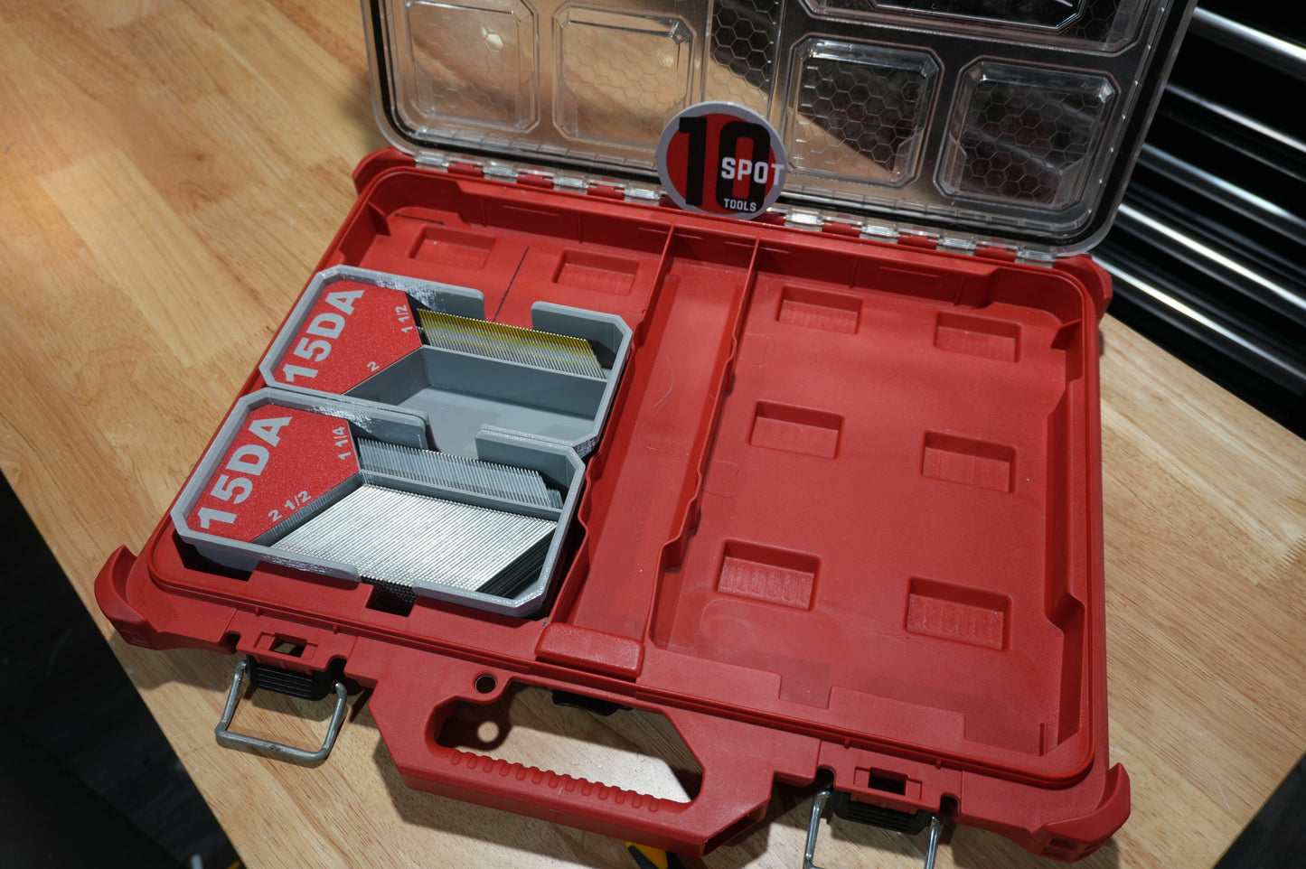 Packout Low Profile 15ga. DA short stick Finish Nail Caddies (LPNC15)