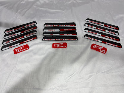 Handle and Badge Set for Milwaukee Master Mechanics Hand Tool Set (MMHS)