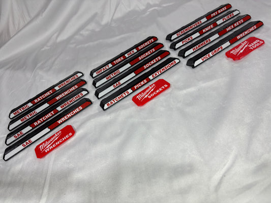 Handle and Badge Set for Milwaukee Master Mechanics Hand Tool Set (MMHS)