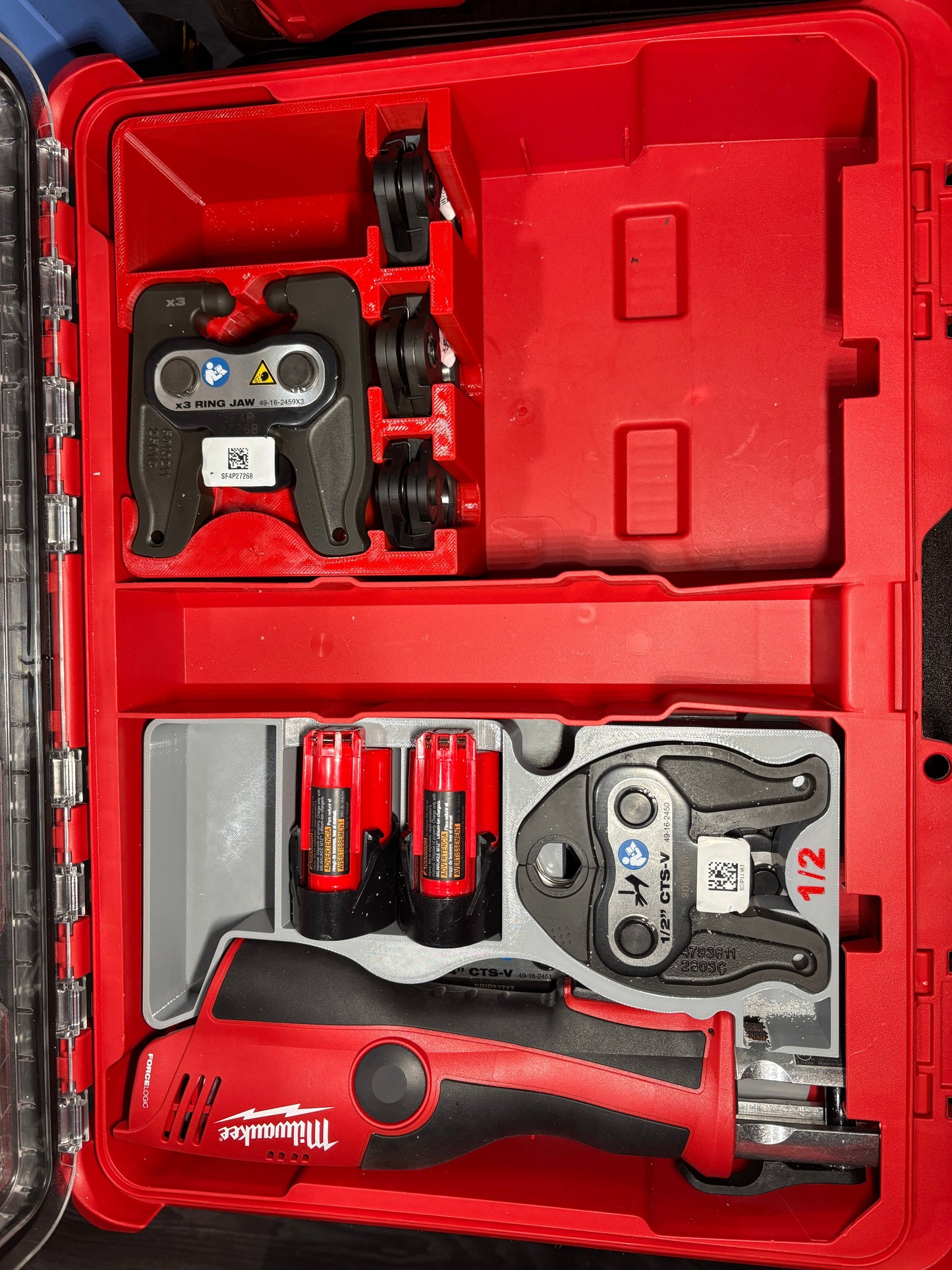 Packout Organizer Insert for Milwaukee Pivoting Press Ring Kit (MPRK DT)