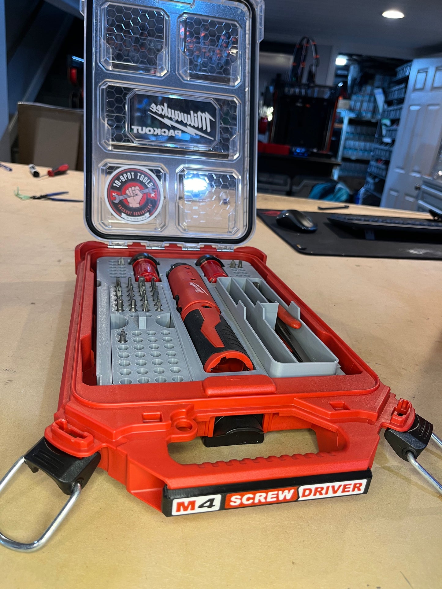 Low Profile Packout Insert For M4 Screwdriver (M4LP)