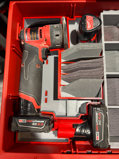 Packout Drawer Insert For M12 Detail Sander (MDS D)