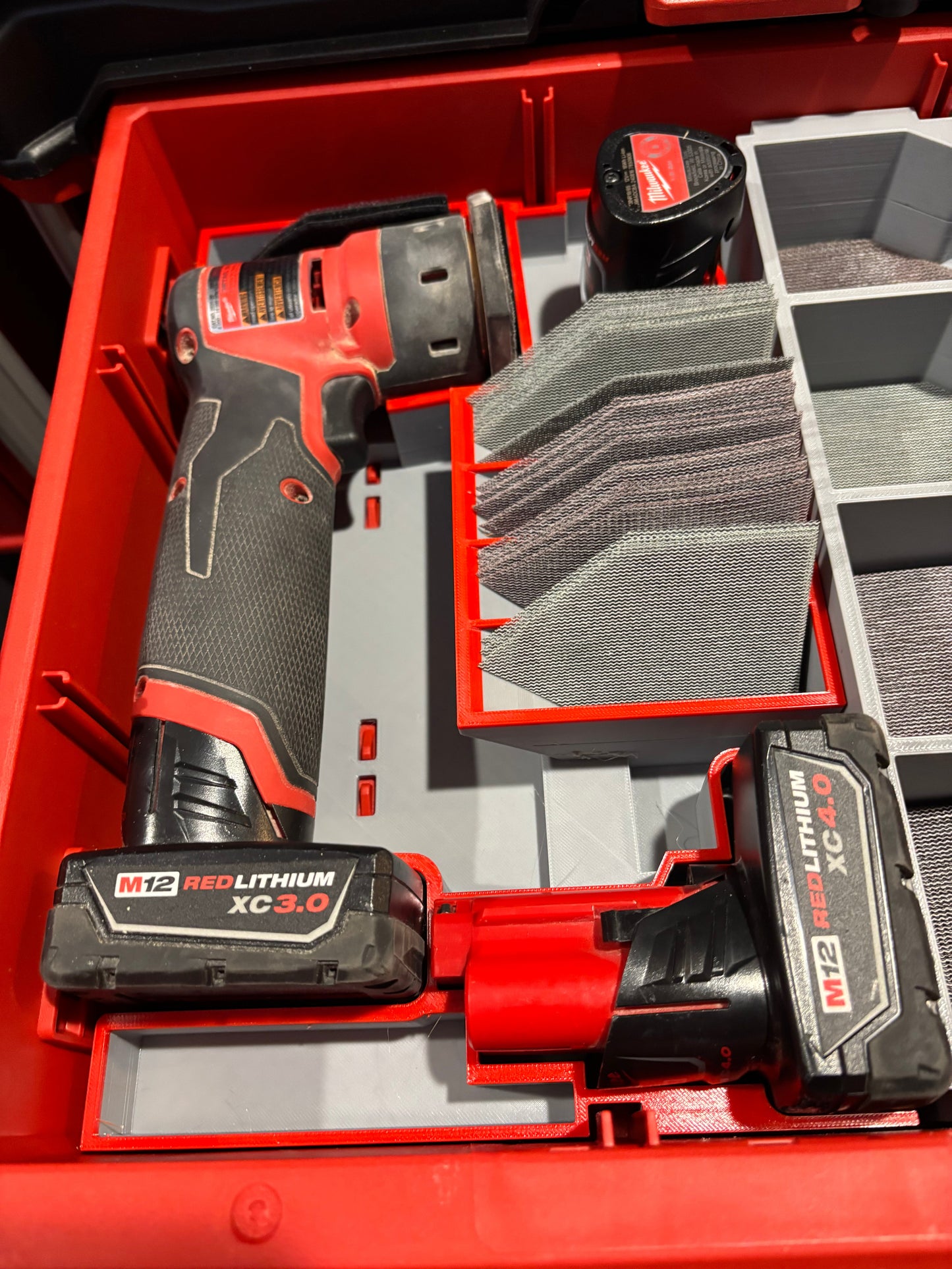 Packout Drawer Insert For M12 Detail Sander (MDS D)