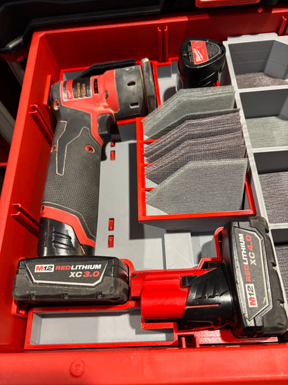 Packout Drawer Insert For M12 Detail Sander (MDS D)