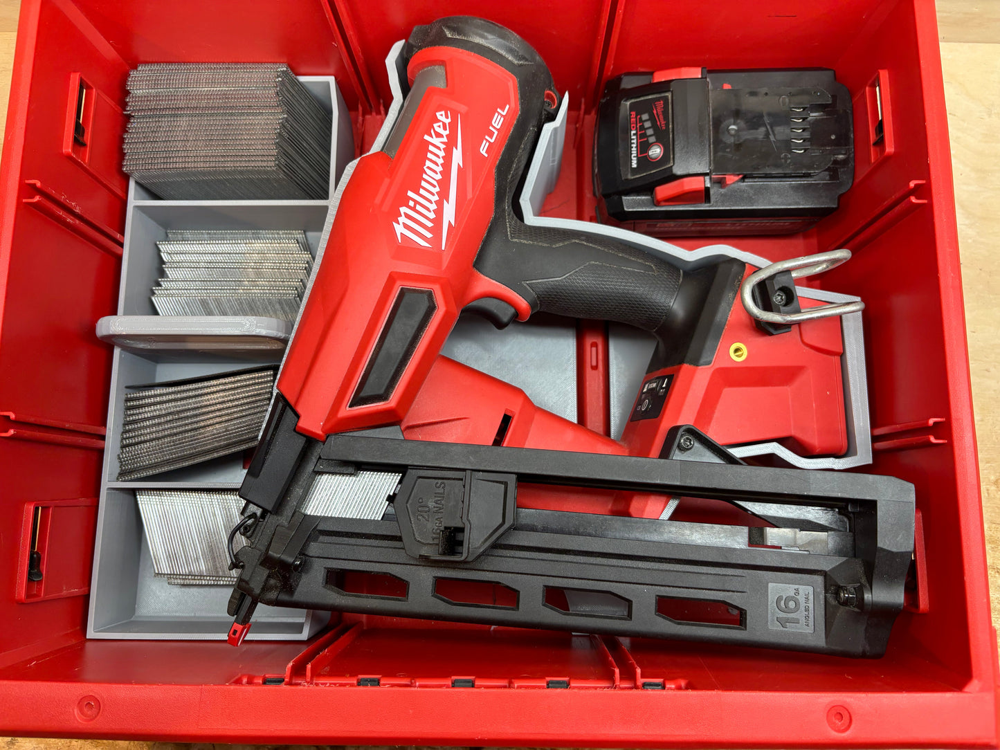 Packout Drawer Insert for 16 Gauge Angled Finish Nailer (MN16 D)