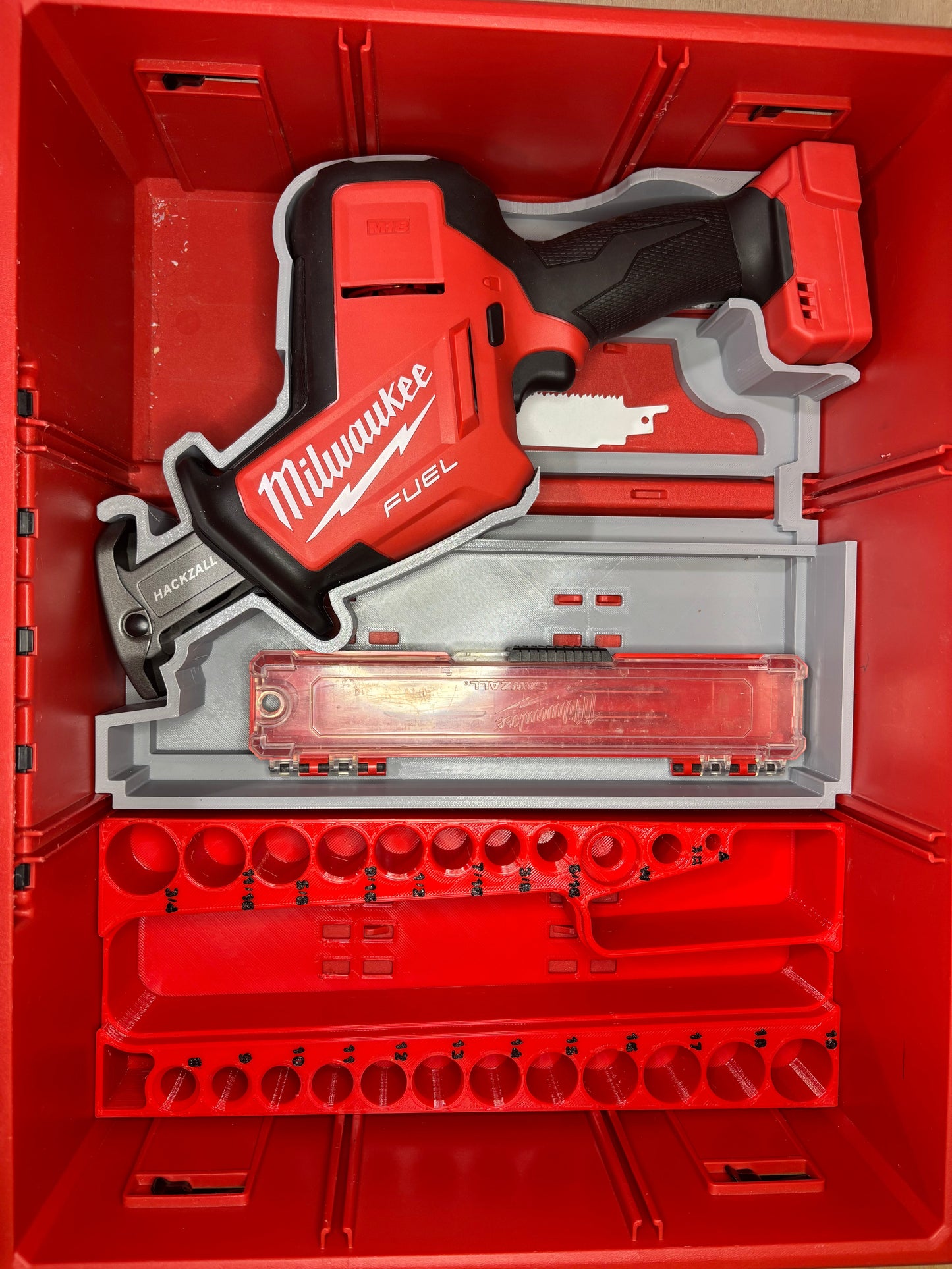 Packout Drawer Insert for M18 FUEL Hackzall (MHZ18 D)