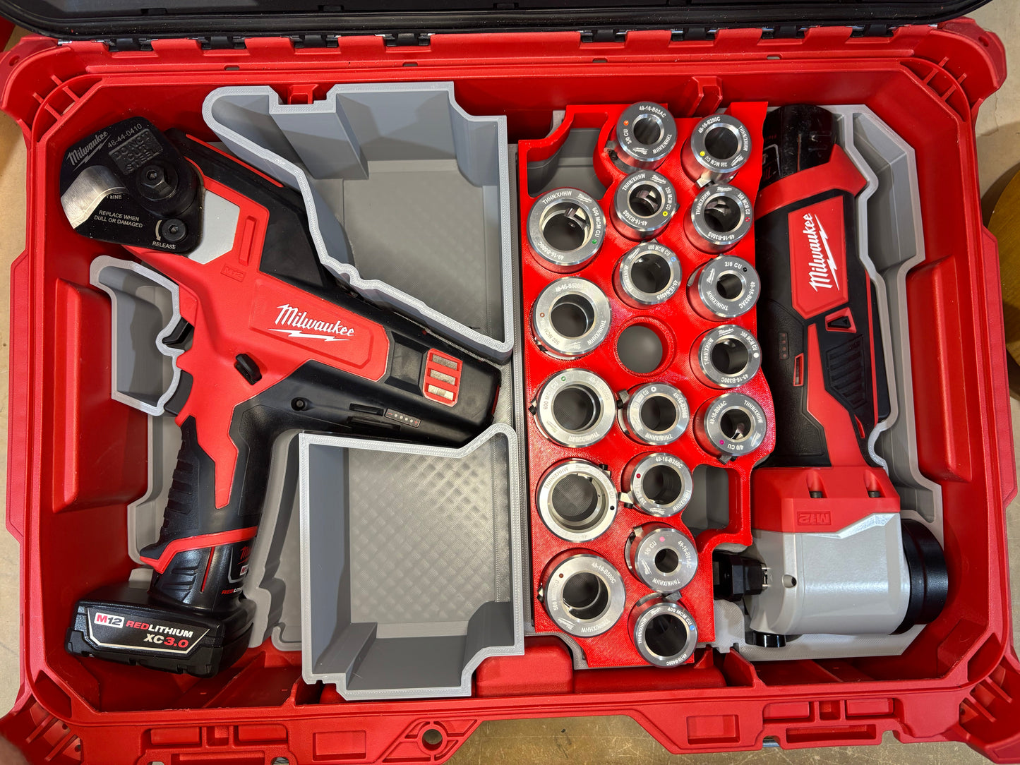 Packout Small Tool Box Insert For Milwaukee M12 MCM Stripper (MCM12 TB)