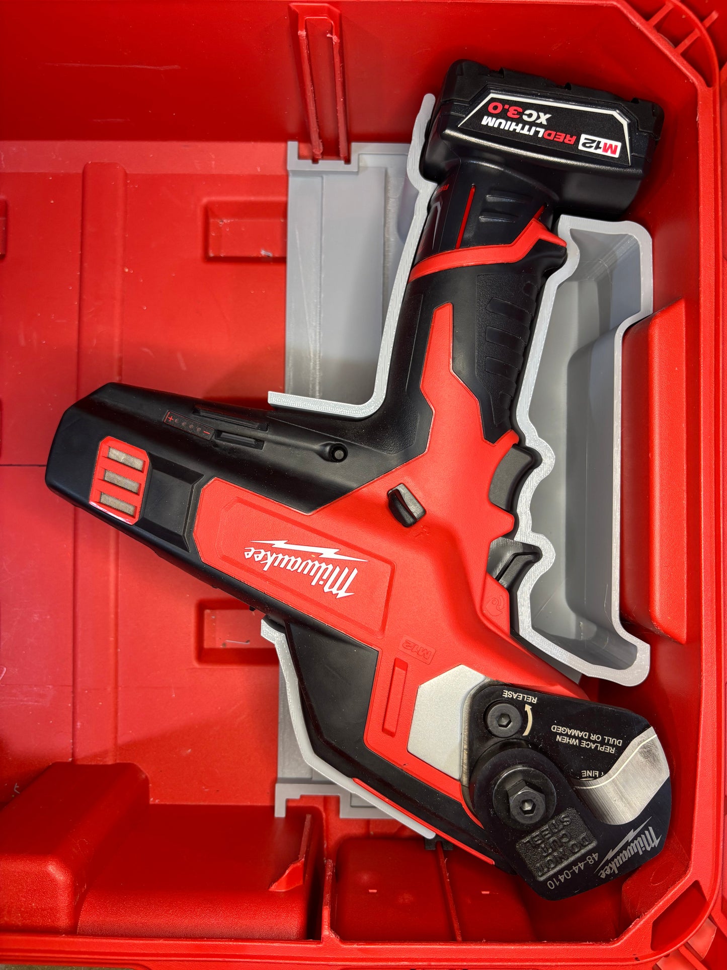 Packout Small Tool Box Insert For Milwaukee M12 Cable Cutter (MCC TB)