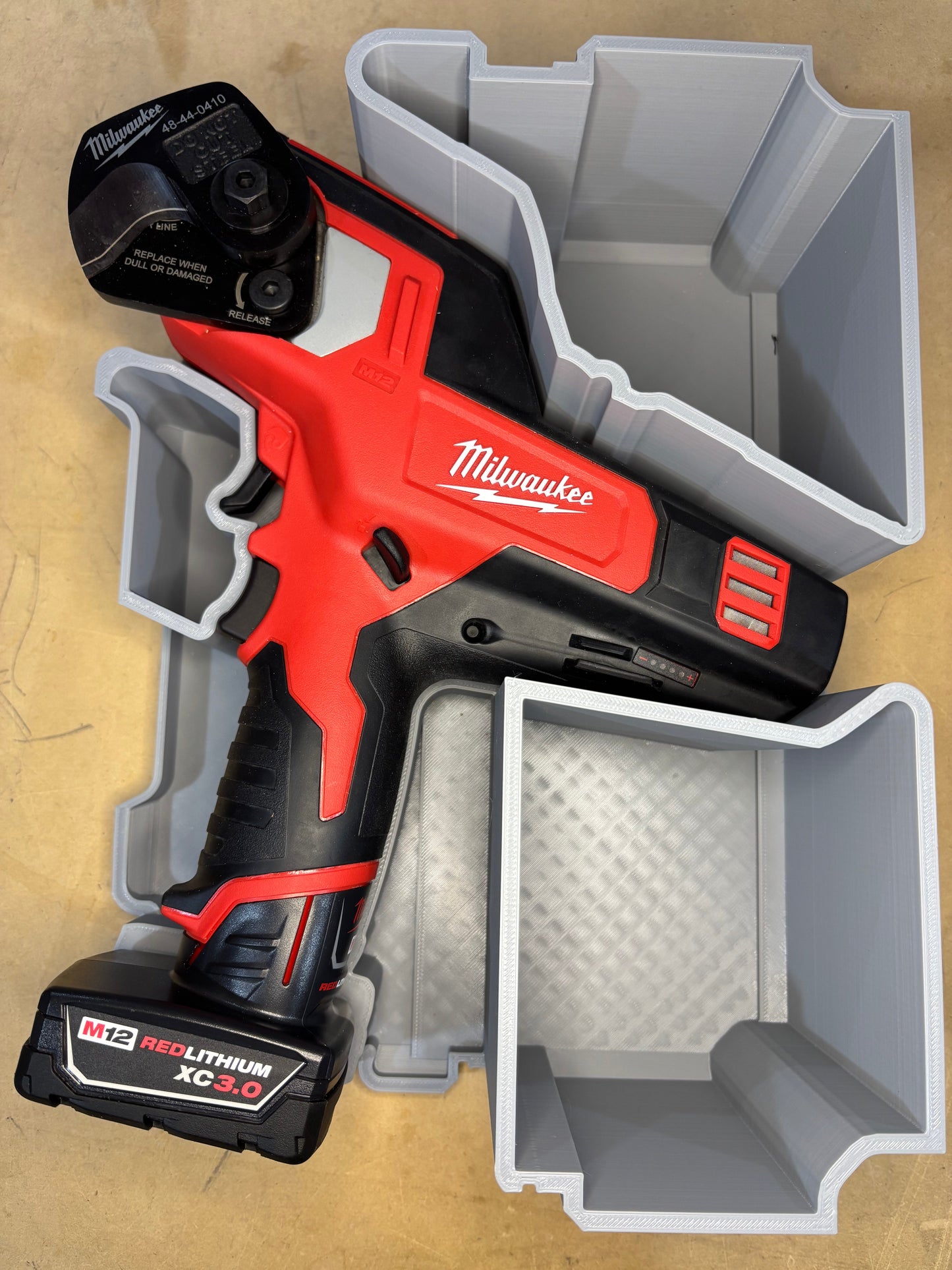 Packout Small Tool Box Insert For Milwaukee M12 Cable Cutter (MCC TB)