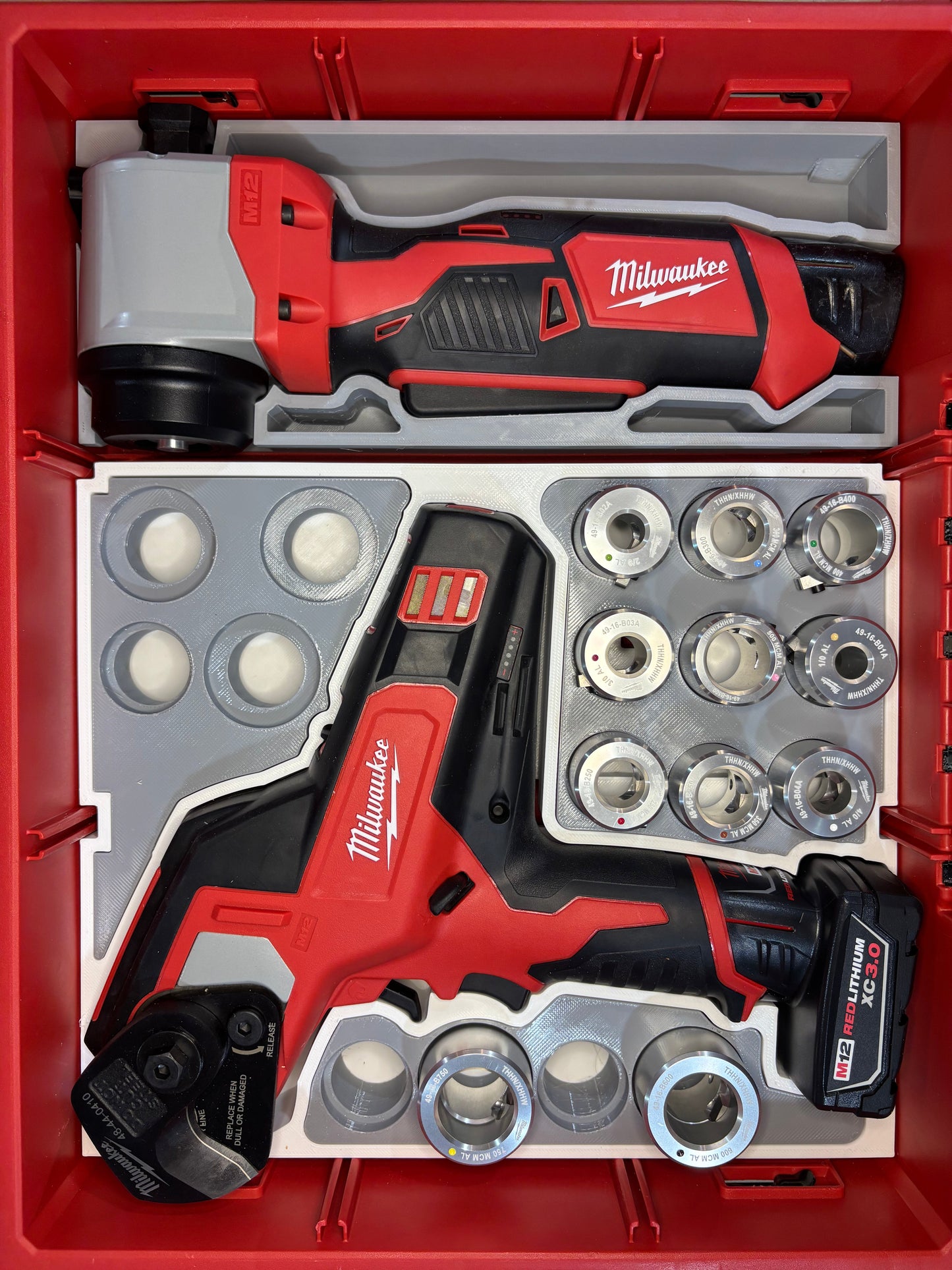 Packout Drawer Insert For Milwaukee M12 Cable Cutter (MCC D)