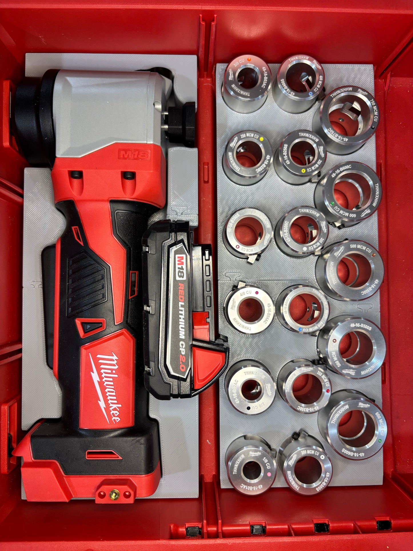 Packout Drawer Inserts For Milwaukee Cable Strippers (MCM D)