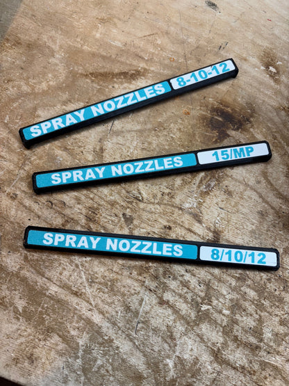Low Profile MAKTRAK Organizer Labels