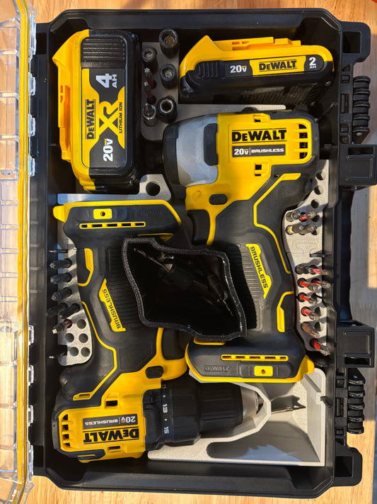 Tough System 2.0 Insert for DeWalt Atomic Drill and Impact Driver (DDID TS)
