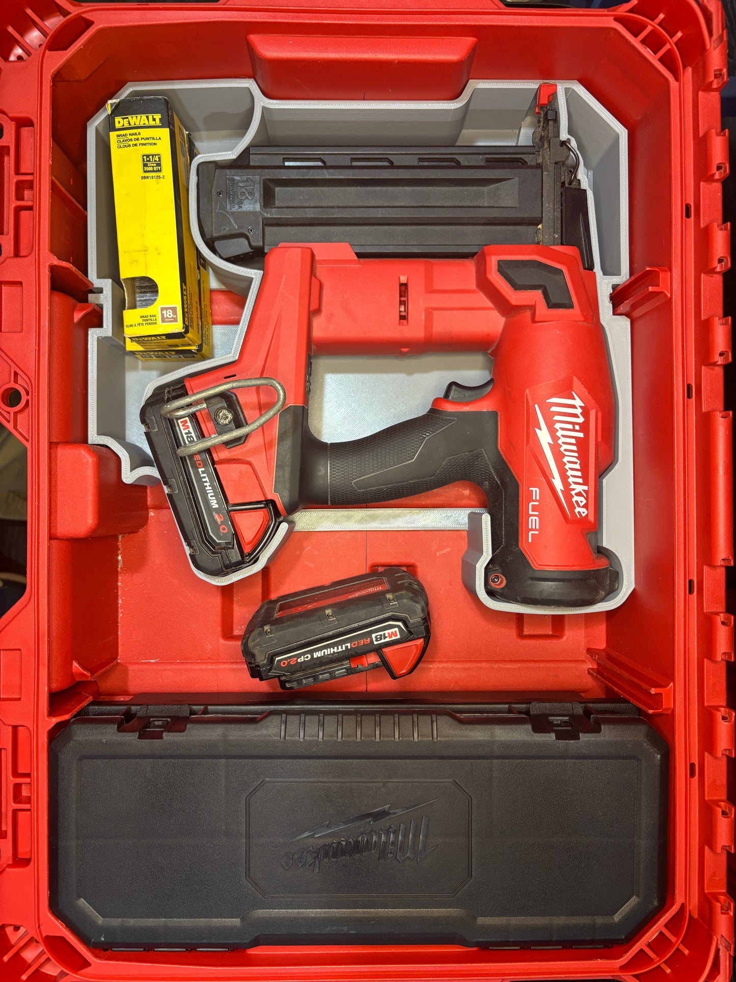 Packout Small Tool Box Insert for 18 Gauge Finish Nailer (MN18 TB)